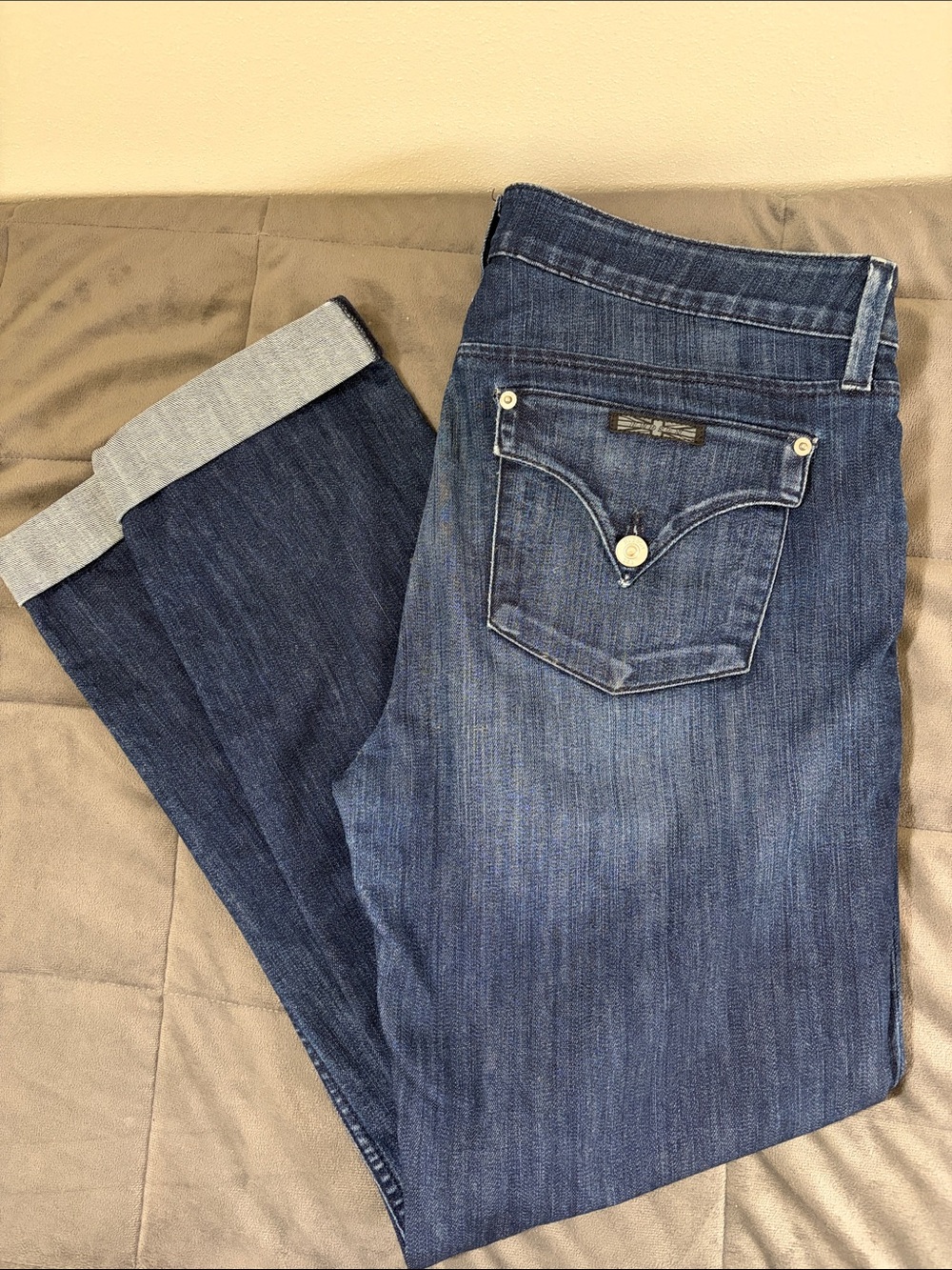 Hudson Baraca Straight Flood Cuff Jeans NWOT - Picture 2 of 7